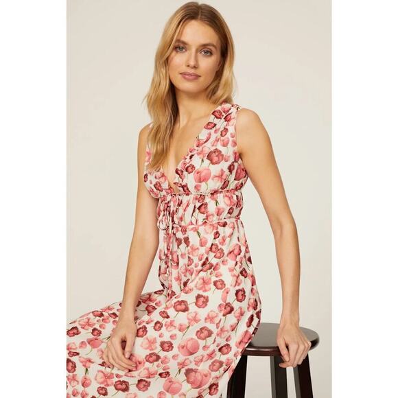 Floral Pink Mini Dress - Picture 5 of 9